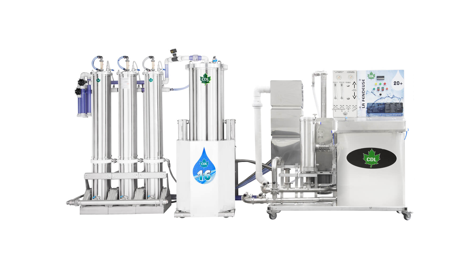 concentrateurs 20 + CDL 20 + reverse osmosis