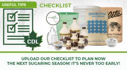 Maple Season Checklist