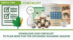 Online Maple Season Checklist USA